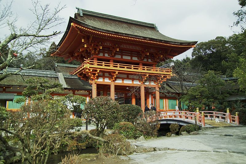 מקדש קאמיגאמוג'ינג'ה - קיוטו המרכזית - Kamigamo-jinja Shrine
