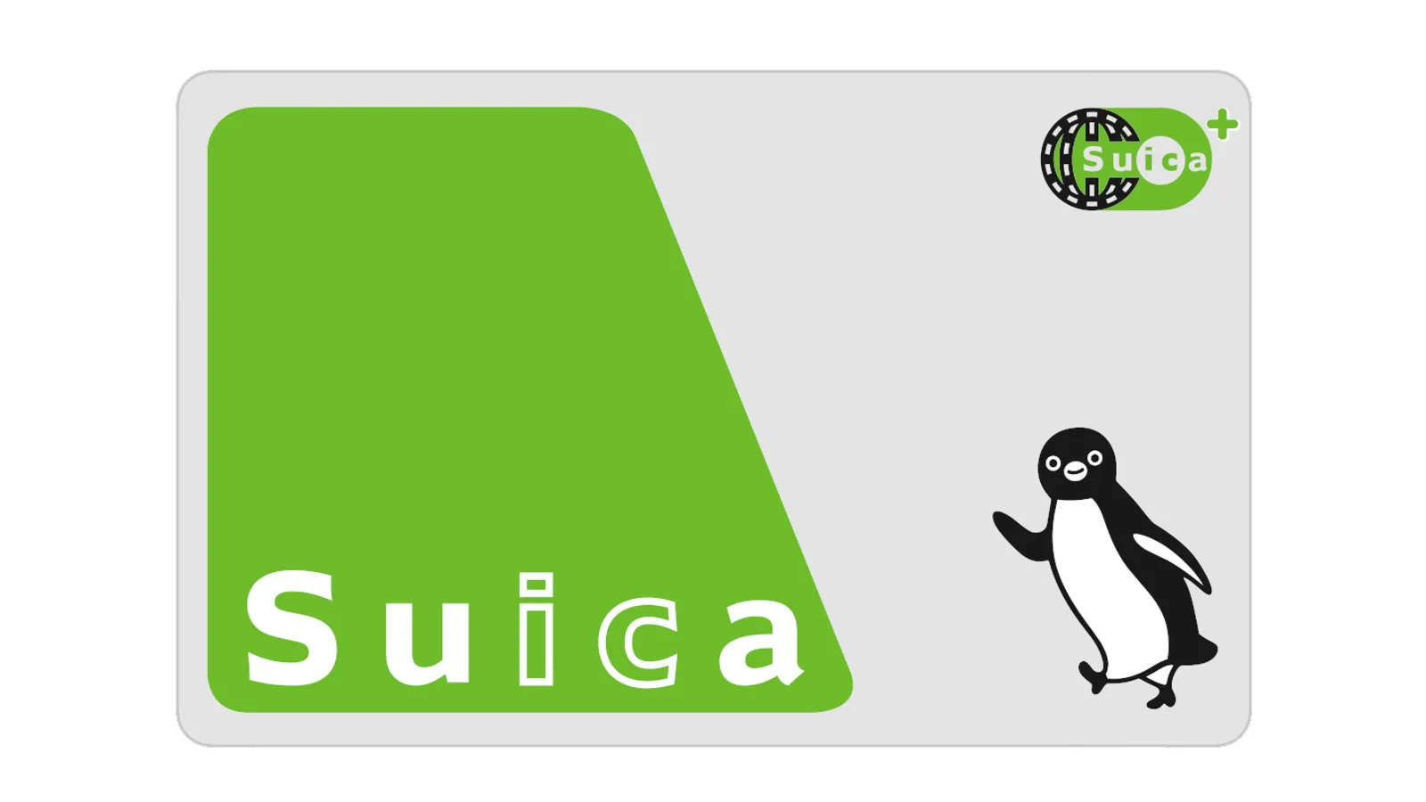 כרטיס Suica הירוק עם הפינגווין של JR East